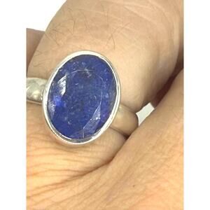 Genuine Tanzanite Ring | Size 7 | Sterling Silver 925 | Rare December Birthstone